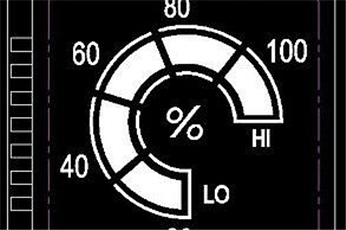 显示电量的液晶屏显示器