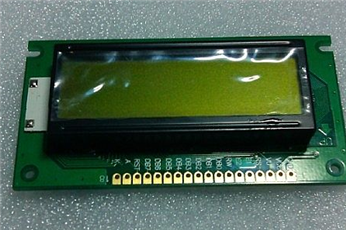 Yellow-green film 122*32 dot matrix LCD