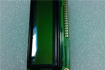 Yellow-green film 1602 dot matrix LCD