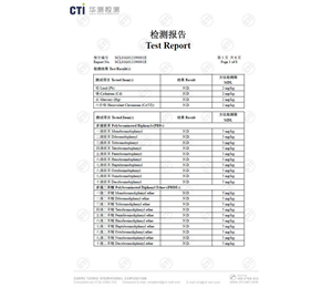 RoHS测试报告