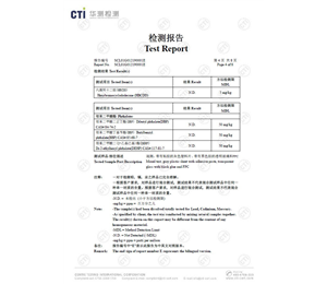 RoHS测试报告